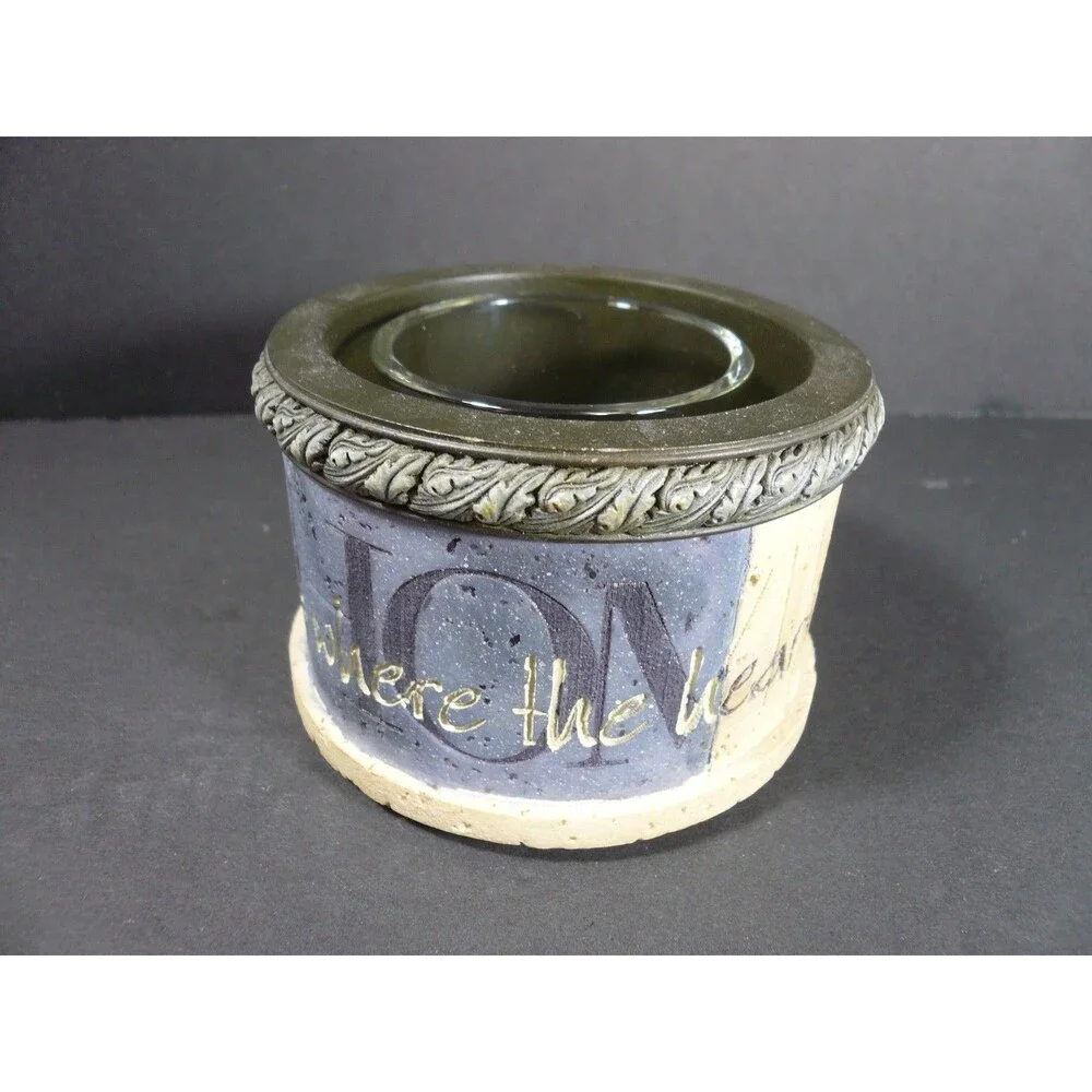 New Heartstone by Bill Stross Candle Holder 